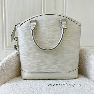 LV Vintage Lockit in Ivory Epi Leather SHW