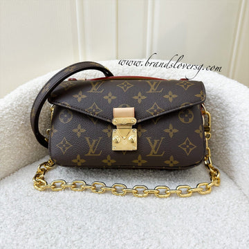 LV Pochette Metis East West in Monogram Canvas GHW