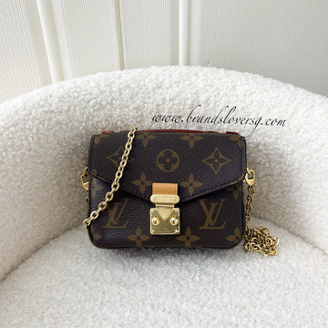 LV Micro Metis in Monogram Canvas GHW