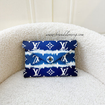 LV Kirigami Medium Pouch in Ombre Blue Monogram Canvas SHW
