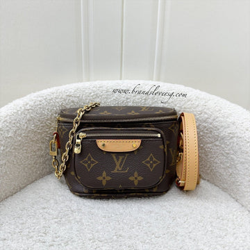 LV Mini Bumbag in Monogram Canvas and GHW