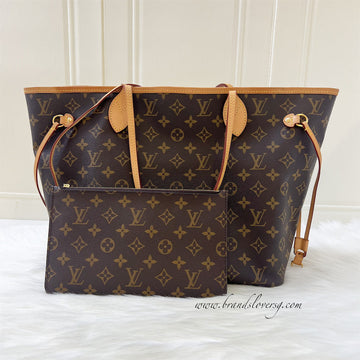 LV Neverfull MM in Monogram Canvas GHW