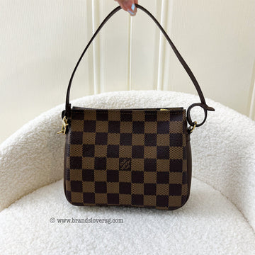 LV Mini Bag / Pochette in Damier Ebene Canvas GHW