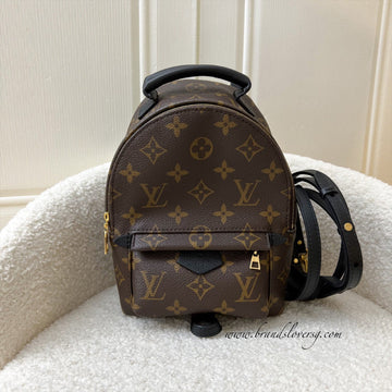 LV Palm Springs Mini Backpack in Monogram Canvas GHW