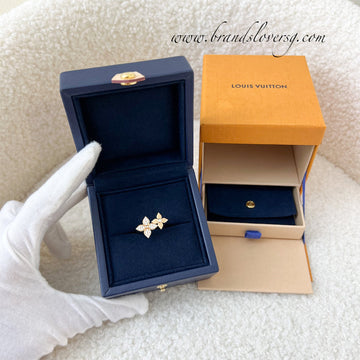 LV Star Blossom Ring in 18 K Pink Gold with Diamond