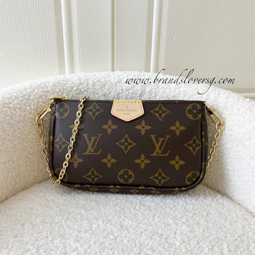 LV Multi Pochette Accessoires MPA Small Pochette in Monogram Canvas GHW