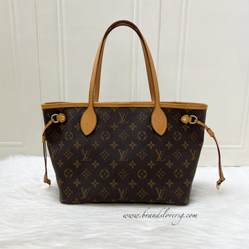LV Neverfull PM in Monogram Canvas and GHW