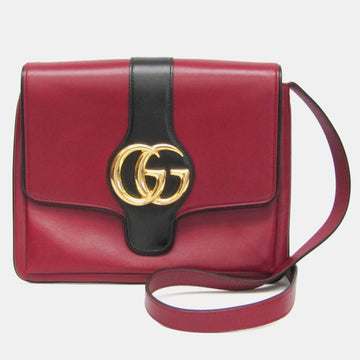 Red/Black Leather Small Arli Crossbody Bag