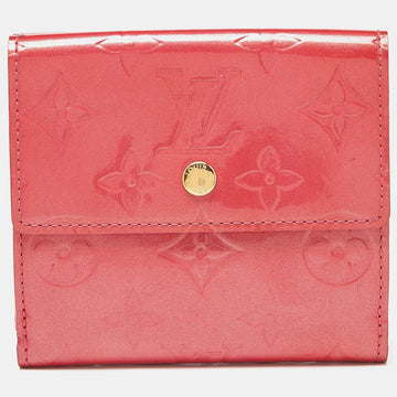 Framboise Monogram Vernis Elise Wallet
