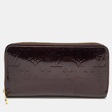 Amarante Monogram Vernis Zippy Wallet