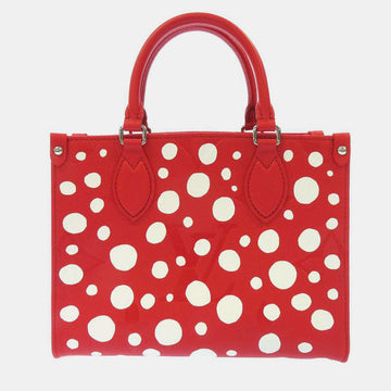 x  Yayoi Kusama Red Monogram Empreinte Leather LVxYK Onthego Size PM