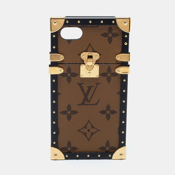Monogram Reverse Canvas Eye Trunk iPhone 7 Case