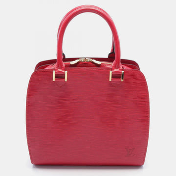 Red Leather  Pont Neuf Satchel Bag