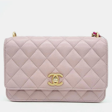 Caviar Heart Ball WOC Mini Crossbody Bag