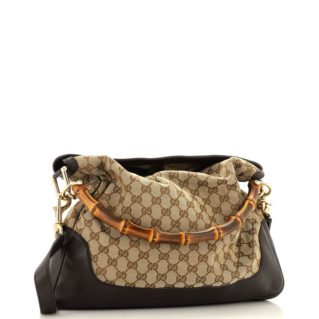 Diana Bamboo Shoulder Bag VS Canvas Medium