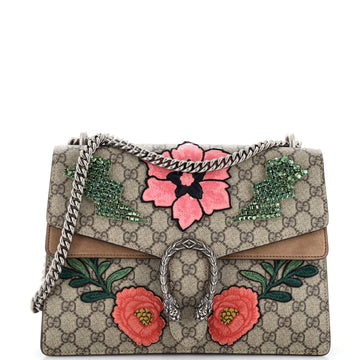 GUCCI Dionysus Bag Embellished GG Coated Canvas Medium