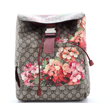 Buckle Backpack Blooms Print VS Coated Canvas Medium