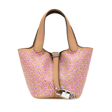 Hermes Picotin Lock Micro Lucky Daisy Swift Handbag Limited