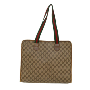 GUCCI VS Canvas Web Sherry Line Tote Bag Beige Red Green 89.02.997  ep1045