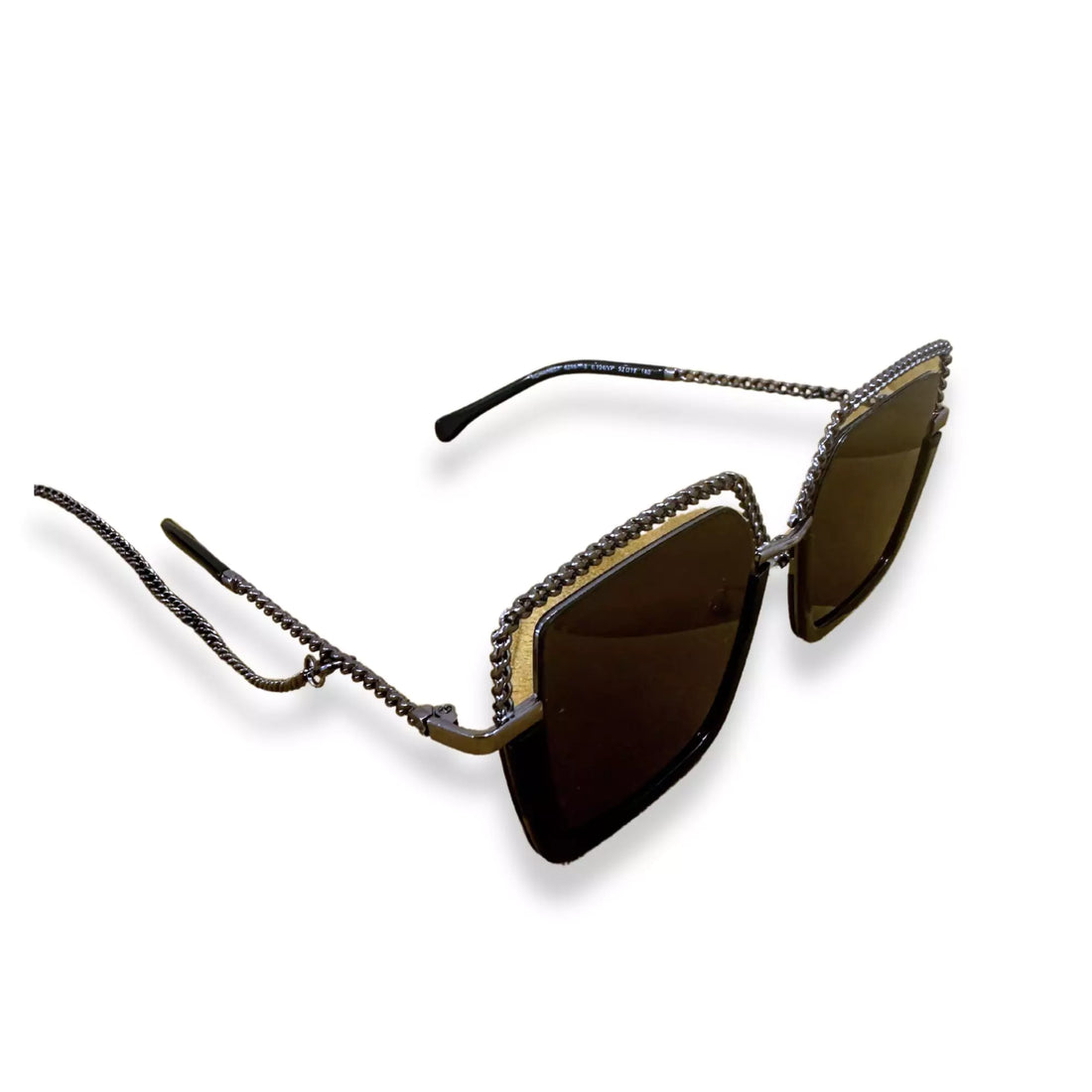 CHANEL BLACK CHAIN SUNGLASSES