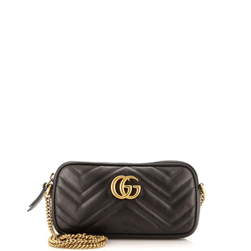 VS Marmont Shoulder Bag Matelasse Leather Mini
