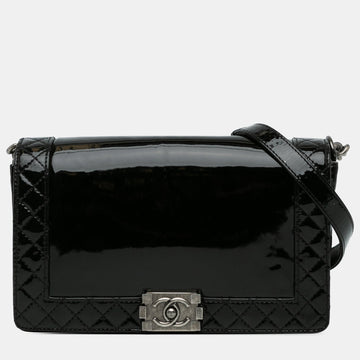 Medium Patent Reverso Boy Flap