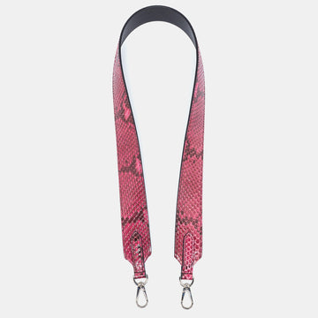 Fuchsia Python Bandouli&egrave;re Shoulder Bag Strap