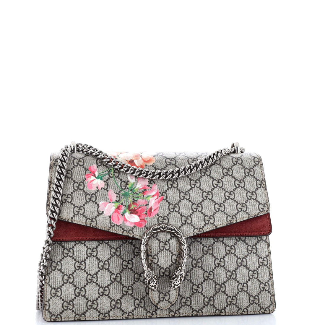 Dionysus Bag Blooms Print VS Coated Canvas Medium