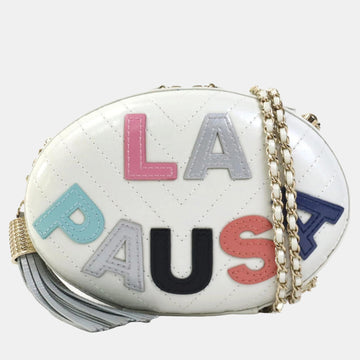 White La Pausa Evening Bag