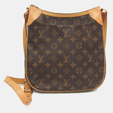 Brown Canvas PM Odeon Shoulder Bag