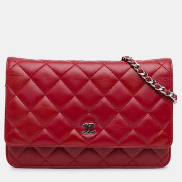 Classic Lambskin Wallet on Chain