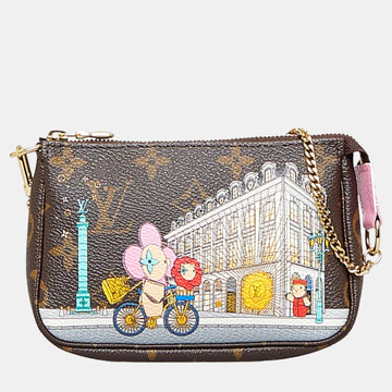 Limited Edition Vivienne Mini Monogram Pochette Accessoires Baguette handbag