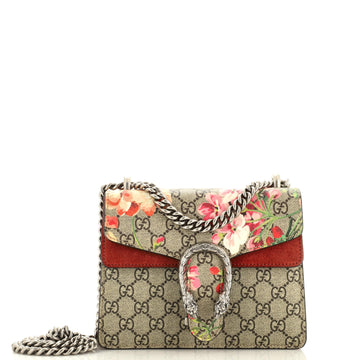 GUCCI Dionysus Bag Blooms Print GG Coated Canvas Mini