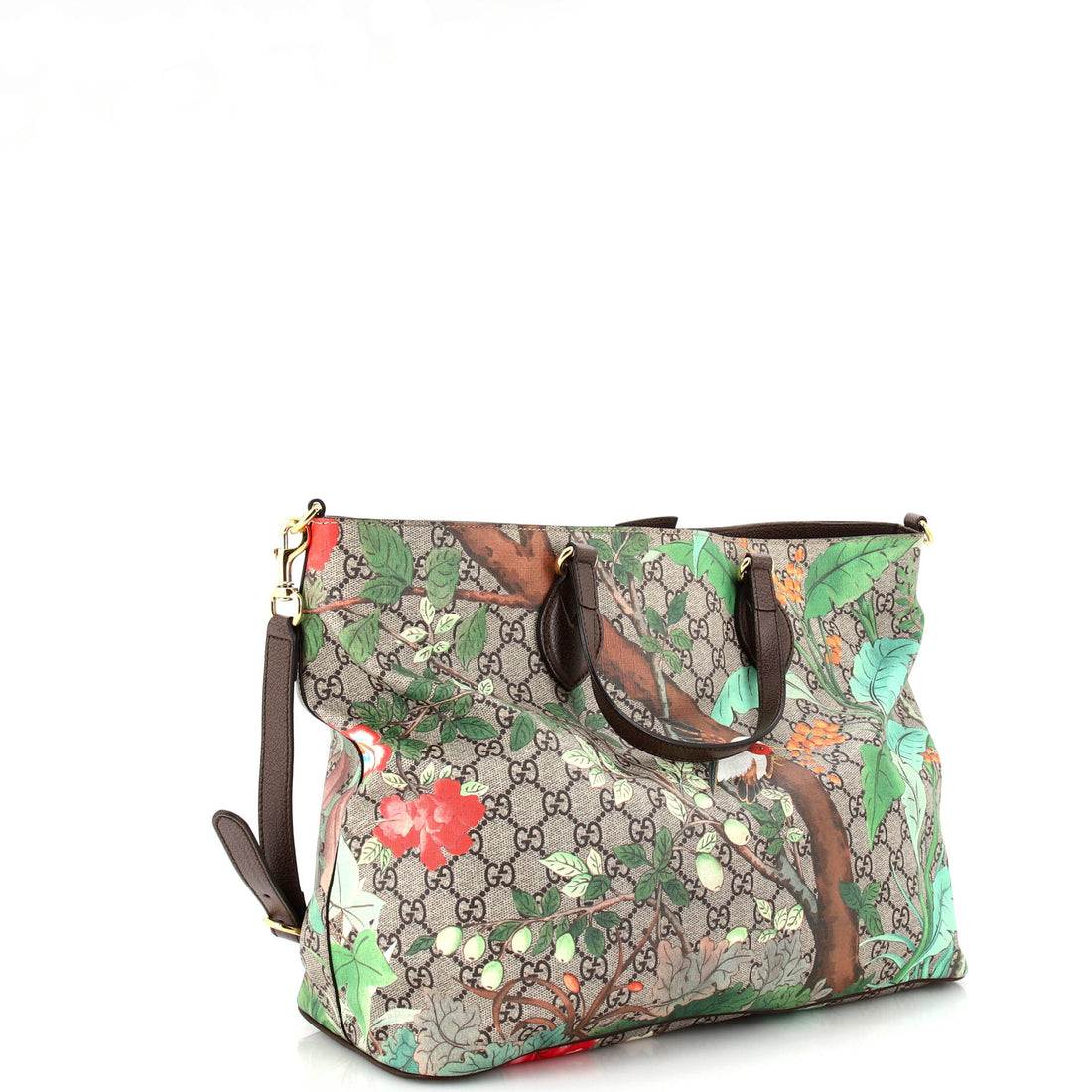 Convertible Soft Tote Tian Print VS Coated Canvas Medium