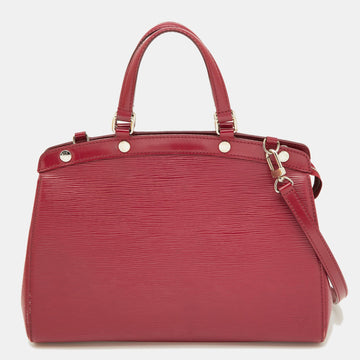 Fuchsia Epi Leather Brea MM Bag