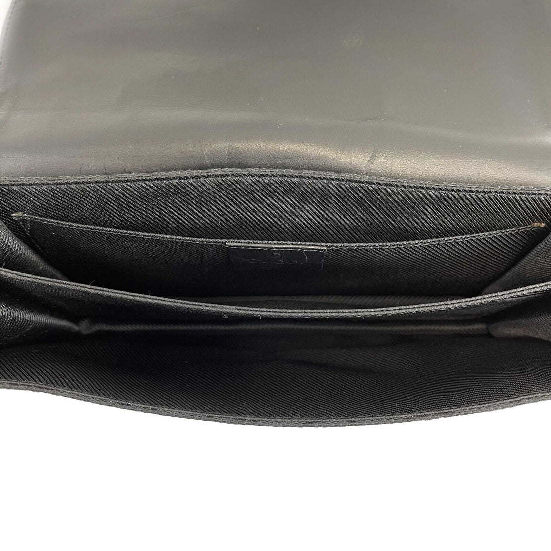 GUCCI - Black VS Monogram Canvas Shoulder Bag