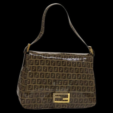 Beige Canvas Fendi Baguette