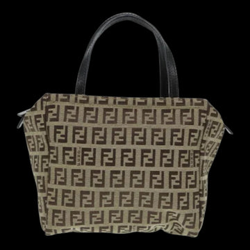 Beige Canvas Fendi Handbag