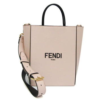 Beige Leather Fendi Handbag