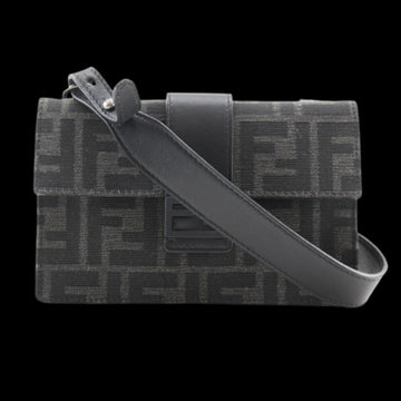 Black Canvas Fendi Baguette