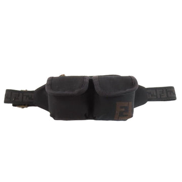 Black Canvas Fendi Belt Bag