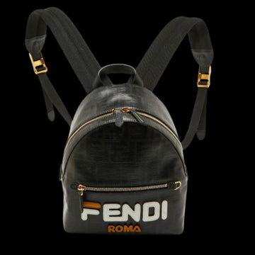 Black Canvas Fendi Backpack