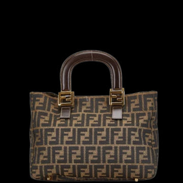 Black Canvas Fendi Handbag