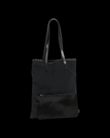 Black Canvas Fendi Tote