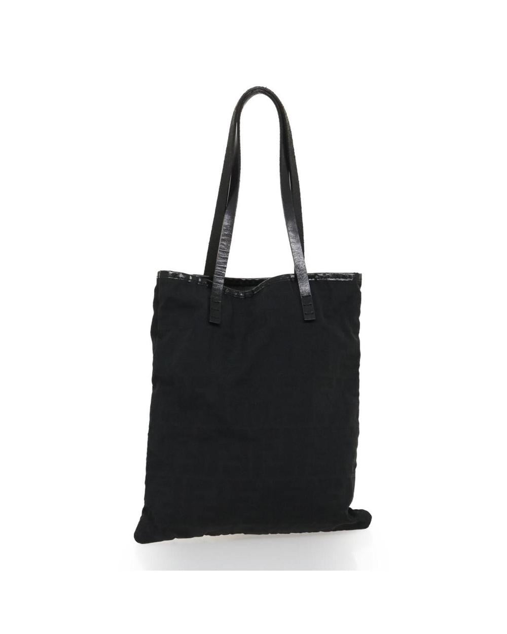 Black Canvas Fendi Tote