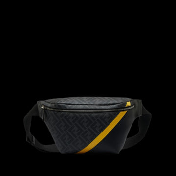 Black Fabric Fendi Belt Bag