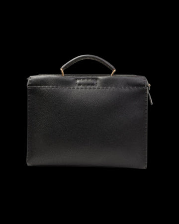 Black Fabric Fendi Peekaboo