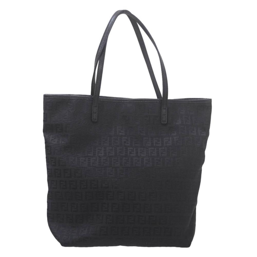 Black Fabric Fendi Tote