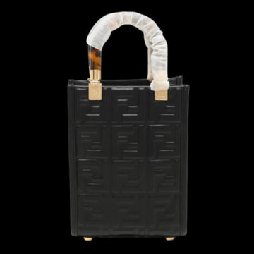 Black Leather Fendi Tote