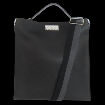 Black Leather Fendi Peekaboo